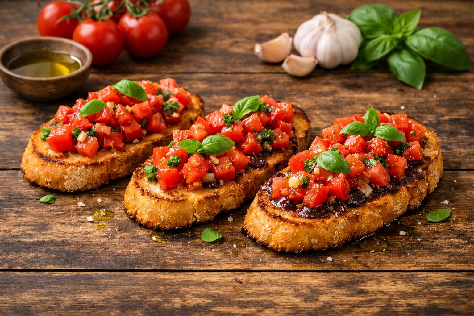 Bruschetta z pomidorami